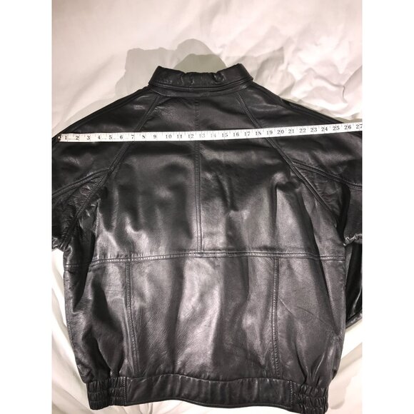 Watershed by William Harry Black Lamb Skin Leather Jacket - Picture 10 of 10